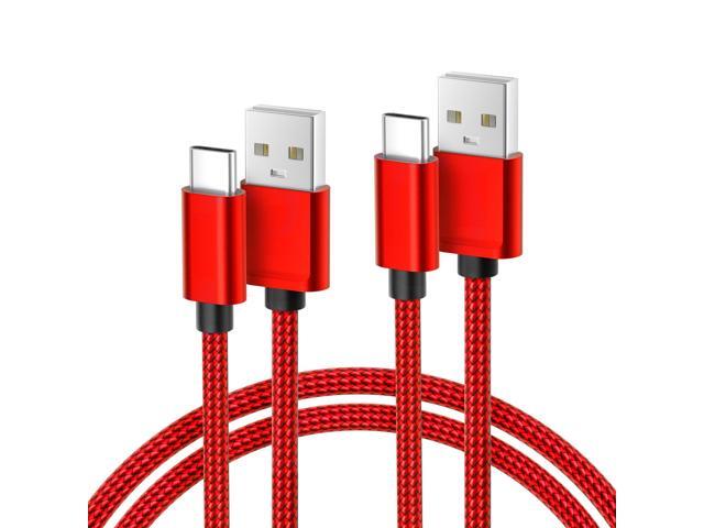 SOEWIOU USB Type C Charger Cable 10FT 2Pack,Nylon Charging Power Cord for iPhone 17 16 15 Pro Max,Samsung Galaxy S25 S24,Moto Z3 Z4 G7 G8 G9 Play...