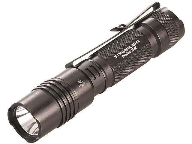 88083 ProTac 2L-X USB 500-Lumen 68,000-Candela Tactical LED Flashlight, Ten-TAP Programmable, Box, Black