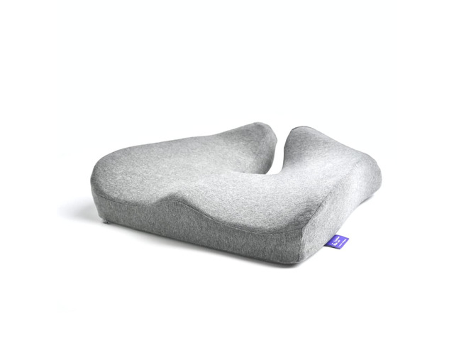 Patented Pressure Relief Seat Cushion for Long Sitting Hours on Office/Home Chair, Car, Wheelchair - Extra-Dense Memory Foam for Hip, Tailbone,...