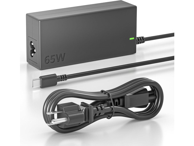 Fast Charger for 65W USB-C Chromebook Compatible with for ASUS Lenovo Acer HP Dell, Compatible with SM65CL/SM45CL/SK90A200225/SK90200325 & More...