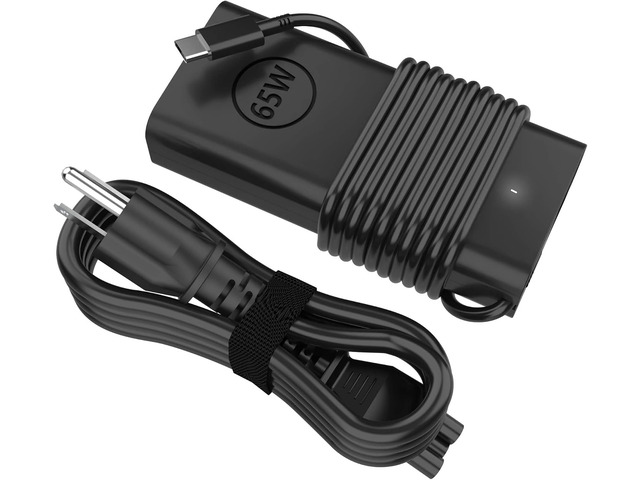 60W 65W USB-C AC Adapter fits for Dell Laptop Charger USB C, for Dell Pro 13 14 16 Plus/Inspiron 14 16/ Latitude 5420 5520 5540 7420 5550 5450/ XPS...