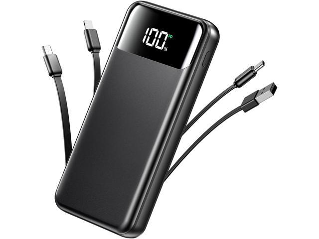 Portable Charger, 50000mAh Power Bank with Built in Cables, 22.5W Fast Charging Battery Pack, Portable Phone Charger for Travel Camping...