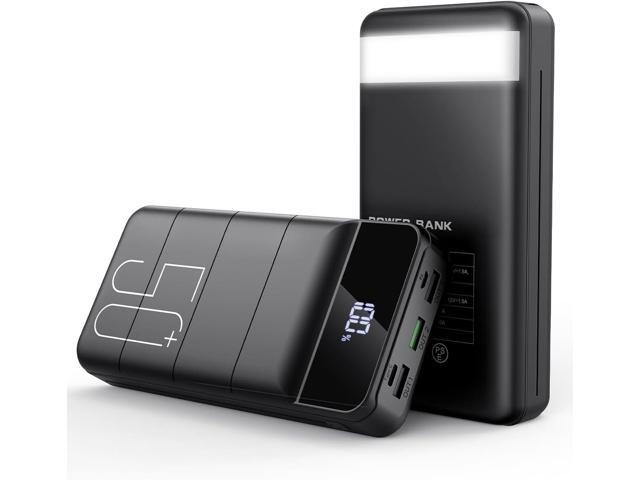 Power Bank Fast Charging 50000mAh - 22.5W Portable Charger USB C Quick Charge with 4 Outputs & 3 Inputs LED Display Huge Capacity External Battery...