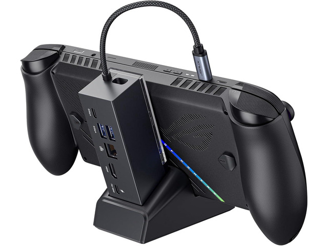 JSAUX Docking Station for ROG Xbox Ally X (2025)/ROG Ally X/ROG Ally/Steam Deck/Legion Go/Legion Go S, 6-in-1 Dock with HDMI 4K@120Hz, Gigabit...