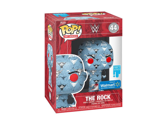 Funko POP! Artist Series: WWE - The Rock #44 w/Case ( Walmart Exclusive Edition)