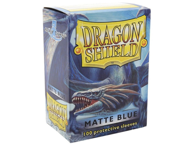 Dragon Shield Deck Protector: Matte: Blue (100)