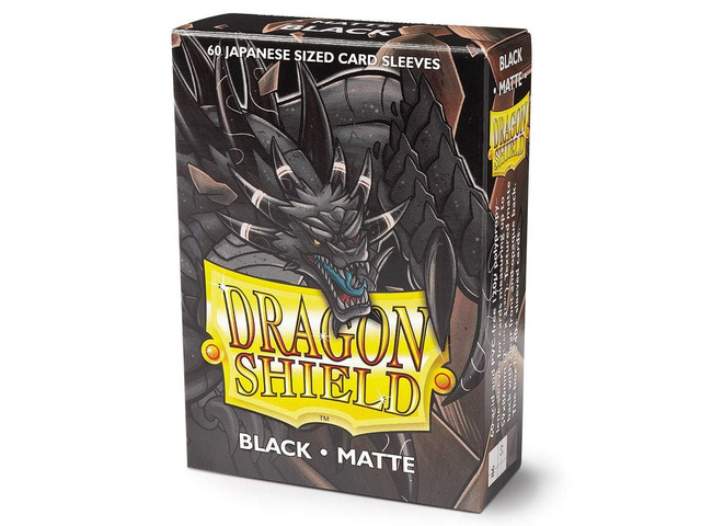 Dragon Shield Deck Protector: Japanese: Matte: Black (60)