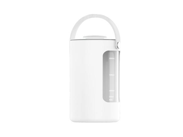 8.5-Cup White Smart Digital Glass Hot Water Dispenser with Removable Jug