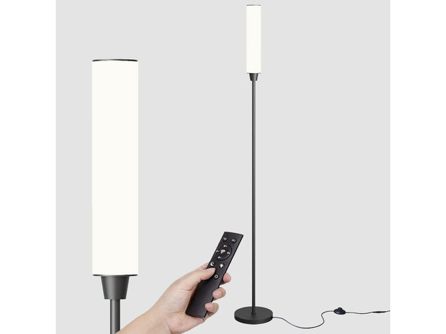 Floor Lamp with Remote Control,Bright Floor Lamps for Living Room/Bedroom/Office, Stepless Adjustable 3000K-6000K Colors and 10-100%...