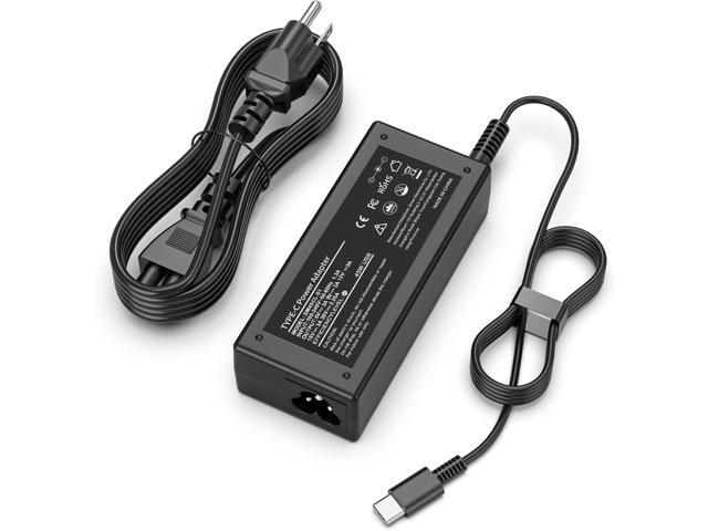 SLE-TECH Universal 45W Chromebook Charger USB C for HP Dell Lenovo Acer Compatible with HP x360 11 14a, Dell 5190, Lenovo C330 S330, Acer Spin...