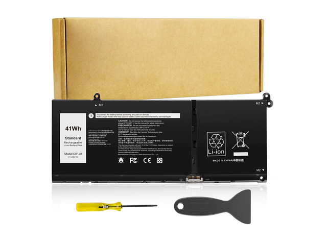 G91J0 Battery Replacement for Dell Latitude 3320 3330 3420 3520 Inspiron 3510 3511 3515 3520 3525 3530 5320 5330 5410 5415 5418 5518 5430 5435 7415...