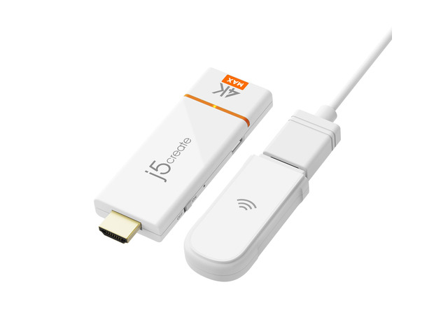 ScreenCast 4K Max Wireless Display Adapter with Enhanced Antenna, Streaming Video & Audio from Mobile/Tablet/Laptop, Supports...