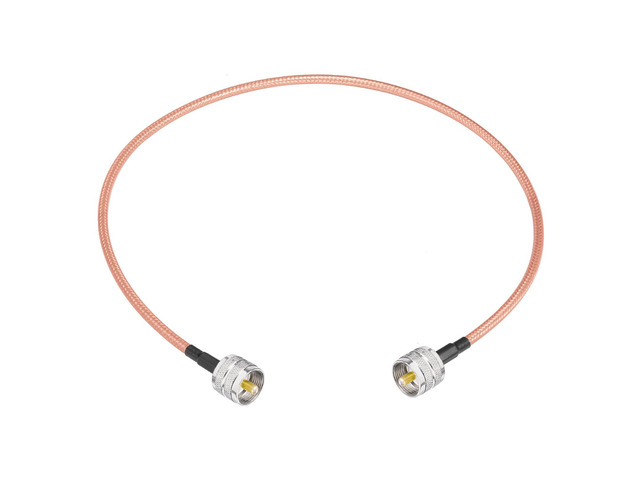 CB Coax Cable 2ft PL-259 UHF Male to Male PL259 Jumper High Power Low Loss RG142 Coax Cable 50 Ohm for HAM & CB Radio Antenna Analyzer Dummy Load...