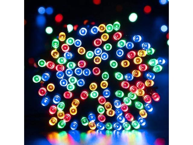 JAYSUING 300 LED Christmas String Lights, 100 FT Connectable Waterproof String Lights Green Wire with 8 Modes, Christmas Decorations for Indoor...