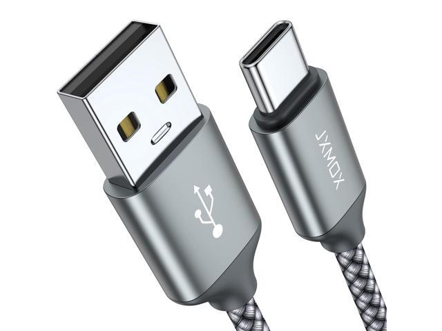 USB Type C Cable,USB A to USB C 3A Fast Charging (3.3ft 2-Pack) Braided Charge Cord Compatible with iPhone 15 16 17 Pro Max,Samsung Galaxy S10 S9...