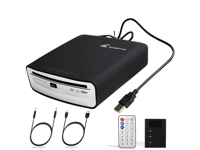 Portable Universal CD Player for Car with USB Port AUX Port,USB External CD Player for Vehicle,Laptop,Desktop,TV,Mac,Computer,for Android 4.4 and...