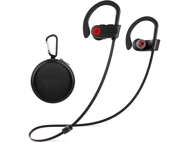 Bluetooth Earbuds Wireless Headphones Bluetooth Headphones, Sports Earbuds, IPX7 Waterproof Stereo Earphones for Gym Running 15 Hours Playtime...