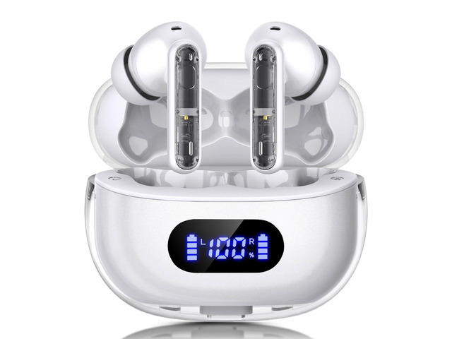 Wireless Earbuds P1 PRO, Earphones Wireless Bluetooth Headphones with Clear Call Mics Ear Buds, Comfortable Fit, IPX7 Waterproof Headset Long...