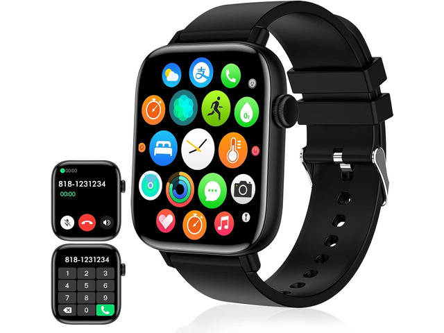 Smart Watch for Men - 1.90' HD Touch Screen Smartwatch, Bluetooth Call, Fitness Tracker with 120+ Sport Modes, Heart Rate & Sleep Monitor, IP68...