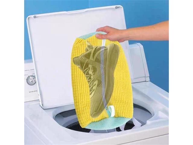 Idealforce 2-Pack Mesh Shoe Laundry Bags for Washing Machine, Sneaker Protector & Delicates Garment Bag for Travel