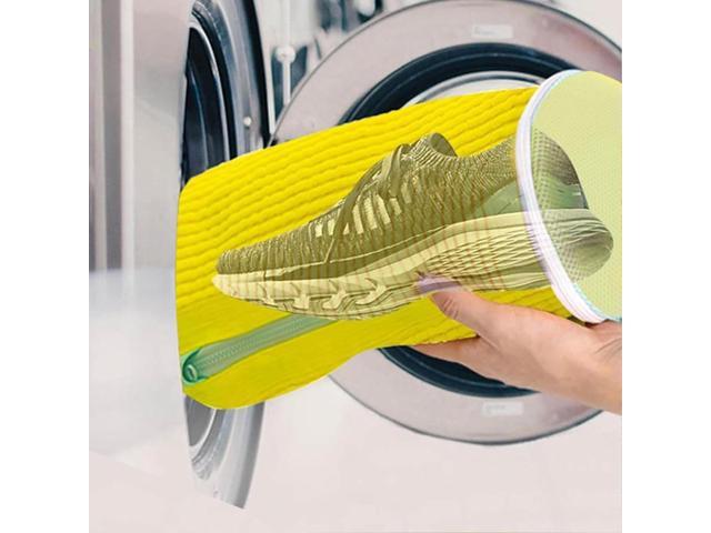 Idealforce 2-Pack Mesh Shoe Laundry Bags for Washing Machine, Sneaker Protector & Delicates Garment Bag for Travel