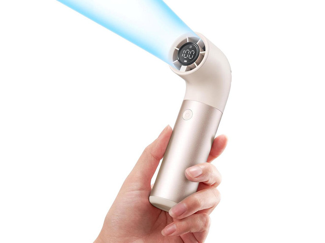 Portable Handheld Fan, Powerful Turbo Air Tube Fan, 19000 RPM High Speed Aero Pro, 15H Max Cooling Time, 6 Speeds Aluminum Case, Mini Pocket...