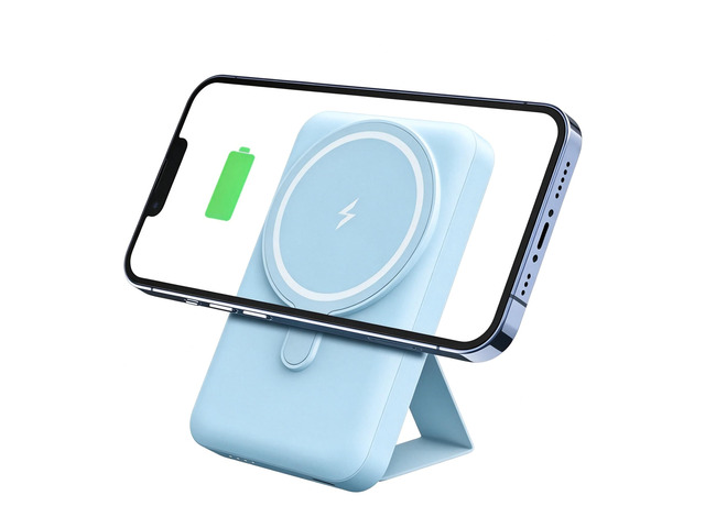Idealforce 5000mAh MagSafe Foldable Magnetic Power Bank for iPhone 17/16/15/14 Pro Max - Wireless Portable Charger Battery Pack, Fast Charging...