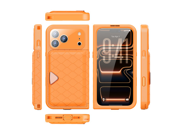 Redpepper IP68 Waterproof Case, iPhone 17 Full Body Rugged Shockproof Cover with Built-in Screen Protector, Magnetic Card Slot & Makeup Mirror...