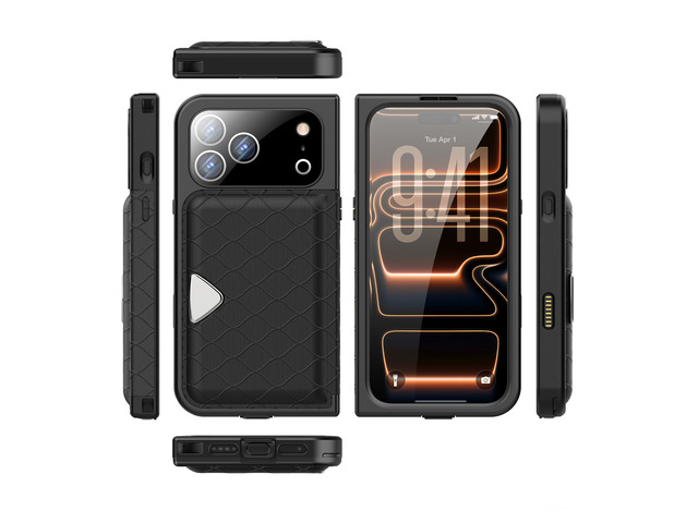 Redpepper IP68 Waterproof Case, iPhone 17 Full Body Rugged Shockproof Cover with Built-in Screen Protector, Magnetic Card Slot & Makeup Mirror...