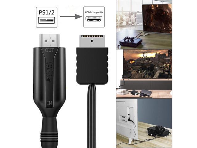 For Sony PS1 PS2 to HDMI Adapter Cable Game Console Audio Video Converter Cable