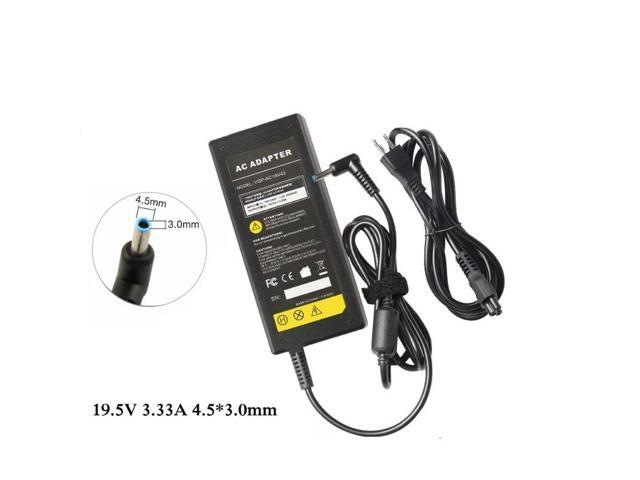Charger for HP Laptop Computer 65W Smart Blue Tip Power Adapter AC Notebook