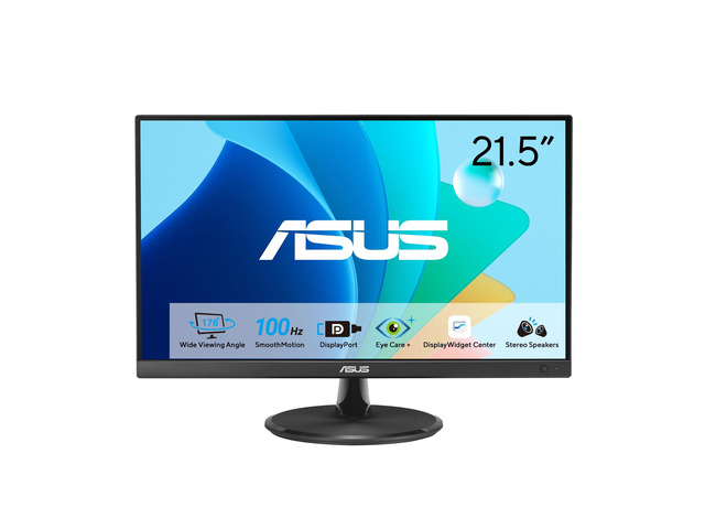 22 Eye Care Monitor (VP229QF) 100Hz, IPS, Full HD, 99% sRGB, Frameless, Adaptive-Sync, DisplayPort, HDMI, Low Blue Light, Flicker Free, Wall...