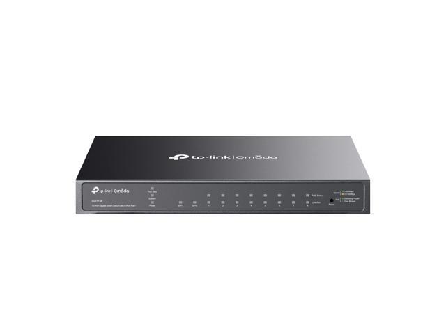 TP-Link TL-SG2210P V3 Jetstream 8 Port Gigabit Smart Managed PoE Switch 8 PoE+ Ports @61W, 2 SFP Slots Omada SDN Integrated PoE Recovery .