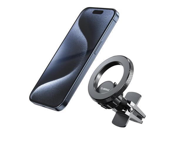 Esoulk Magsafe Compatible Air Vent Magnetic Car Holder Mount with Magnetic Ring Adapter