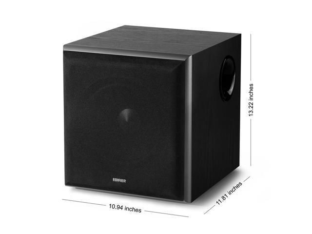 Edifier - T5 Powered Subwoofer - 70W RMS Active Woofer with 8 Inch Driver & Low Pass Filter - Black - image 12
