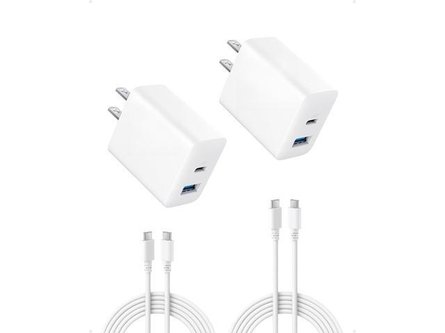 iPhone 16 Charger USB C Charger Block, 2-Pack 20W Fast Wall Charger