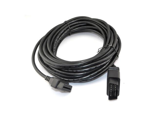 33 Feet 10M OBD2 16 Pin Car Male to Female Extension Cable Diagnostic Cord
