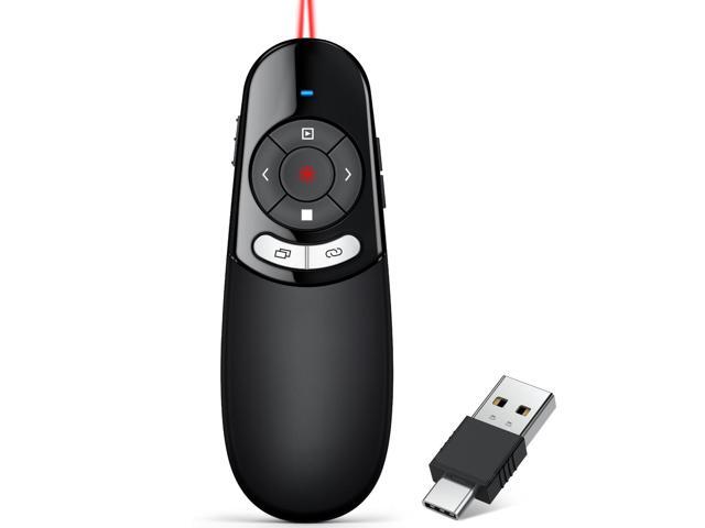 2.4GHz USB Wireless Presenter PPT Remote Laser Pointer For Laptop Computer