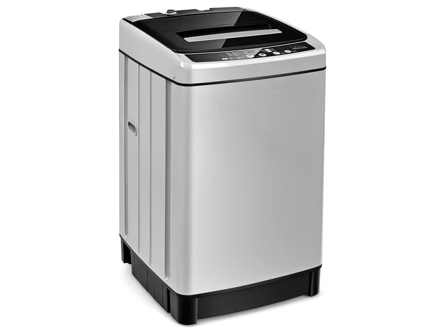 ARLIME 2 in 1 Portable Washing Machine, Full-Automatic Washer 1.5 Cu. Ft Capacity, Laundry Washer & Spin Dryer w/Long Inlet & Outlet Hose For...