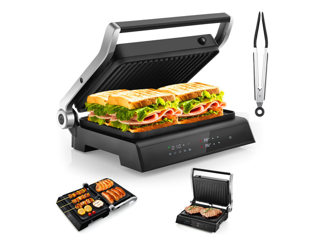 ARLIME Panini Grill Press Sandwich Maker, 1200W Electric Indoor Grill