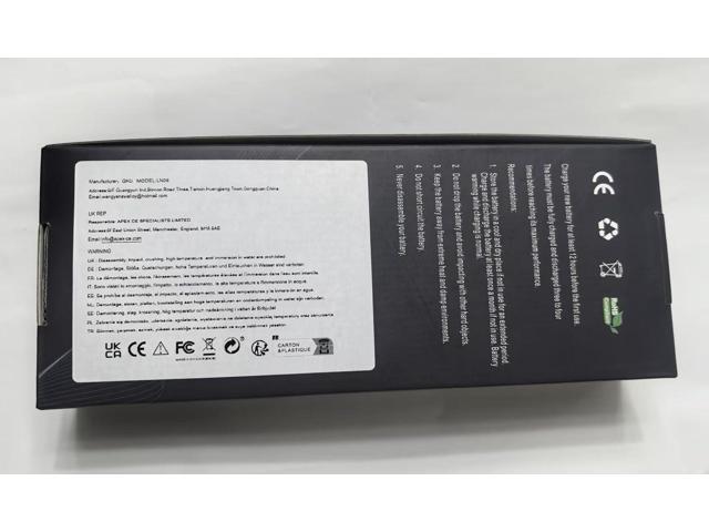 GHU New Battery 60 Wh 6-Cell Compatible with Dell Latitude E5430 E5530 E6420 E6430 ATG E6530 Laptops (NH6K9) 312-1242 NHXVW PRRRF UJ499 YKF0M X57F1...