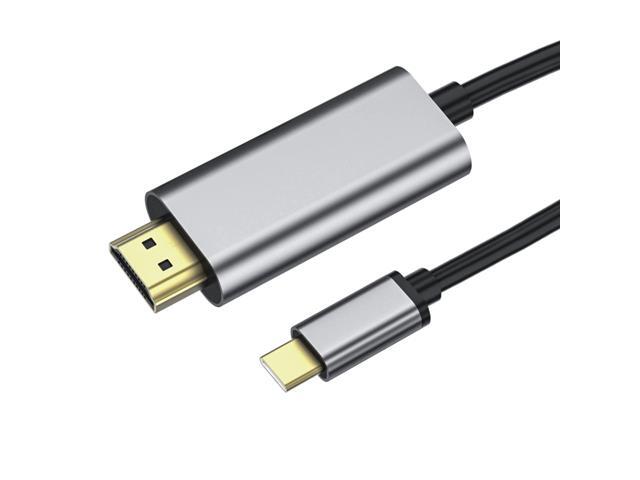 USB C to HDMI Cable 4k 6ft for iphone 15 16, USBC to HDMI Adapter for Monitor, USB C Laptop Connector for Mac MacBook pro, usb-c to hdmi Cord for.