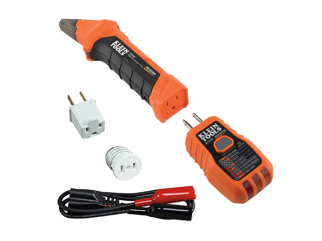 80016 Circuit Breaker Finder Tool Kit with Accessories, GFCI Outlet Tester, 2-Piece Set, Includes Cat. No. ET310 and Cat. No. 69411