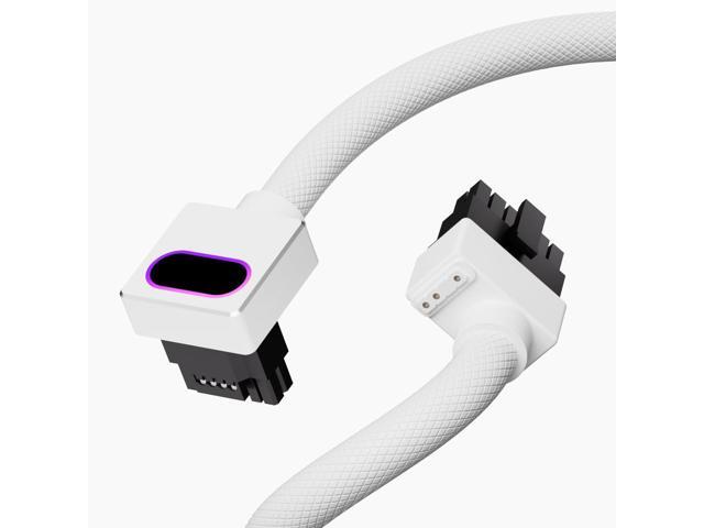 VAREQOY 12+4Pin(16-pin) 12VHPWR GPU Modular CableDirect Connection Cable for NVIDIA GeForce RTX 40/5070/5080 Series Graphics Cards,18AWG...