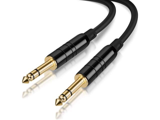 SOEWIOU 1/4/u2019/u2019 TRS Cable,CableCreation [2-Pack 50FT] 1/4 Inch to 1/4 Inch 6.35mm Balanced Stereo Audio Cable for Studio...