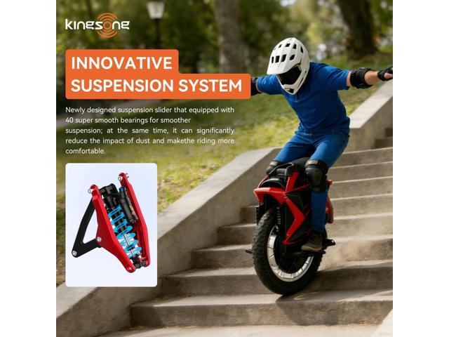 KINGSONG S22 Pro+ Electric Unicycle: 125-Mile Range & 130mm Suspension. Off-Road EUC with 18' Tire Built for Adult Riders Who Demand Ultimate...