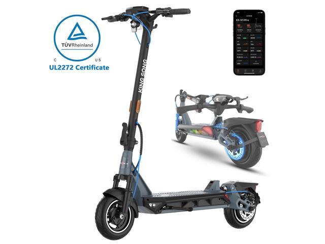 KINGSONG N12 Pro Electric Scooter for Adults: 50-Mile Range, 31 MPH Speed, 1400W Peak Motor, APP Control, Dual Suspension & Triple Brakes, 10'.