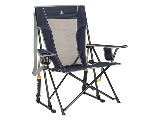 Comfort Pro Rocker Camping Chair - Indigo Blue