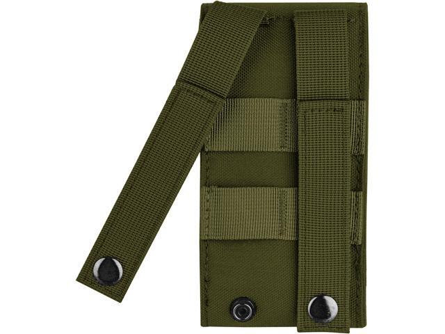 SOEWIOU Army Camo Molle Bag for Mobile Phone Belt Pouch Holster Cover Case Size L, Green