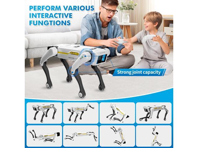 SOEWIOU Smart Robot Dog - Interactive STEM Pet with Voice Control, 30+ Actions & APP Programming, Durable Design for Kids Age 6+ (Compatible with...